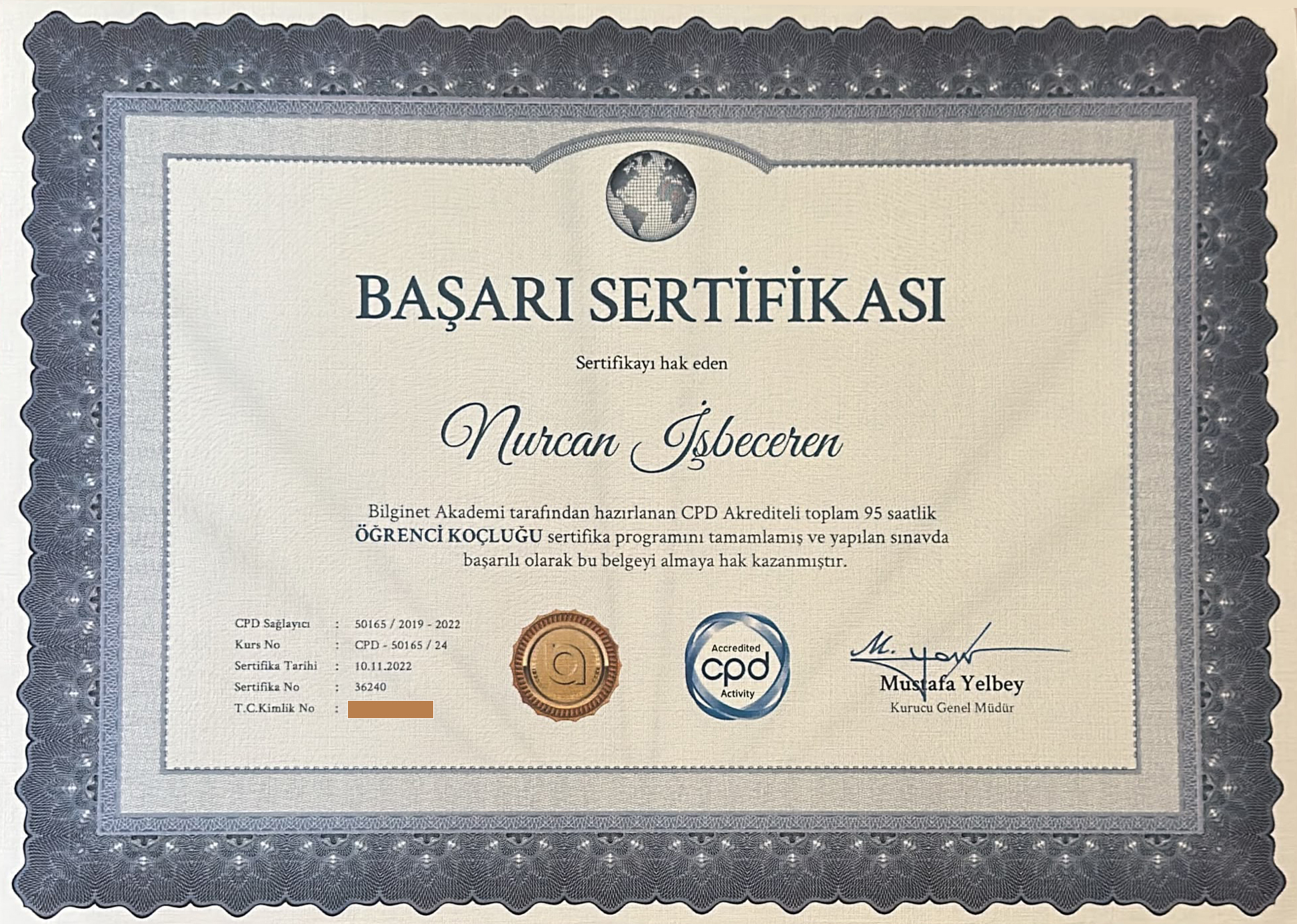 Öğrenci Koçluğu — CPD Akrediteli — Bilginet Akademi